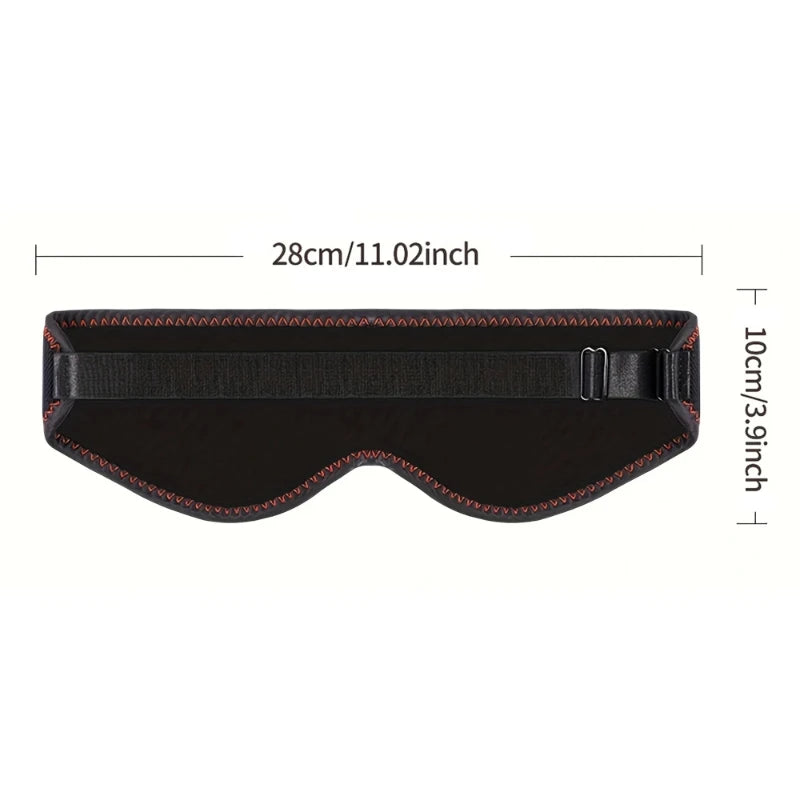 Heated Eye Mask for Dry Eyes Warm Eye Compress Sleeping Mask Light Blocking Washable Eye Heating Pad for Travel Office Home