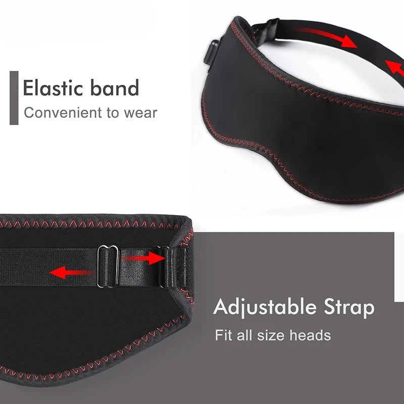 Heated Eye Mask for Dry Eyes Warm Eye Compress Sleeping Mask Light Blocking Washable Eye Heating Pad for Travel Office Home